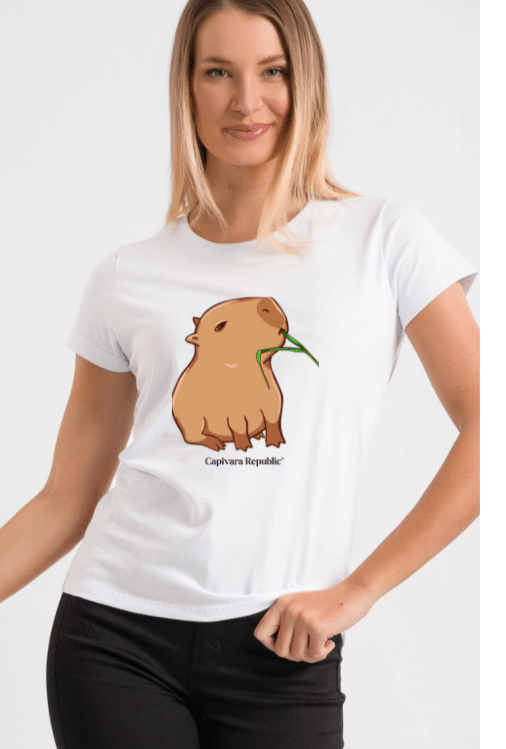 Baby Look Capivara Republic® - Capi Capim