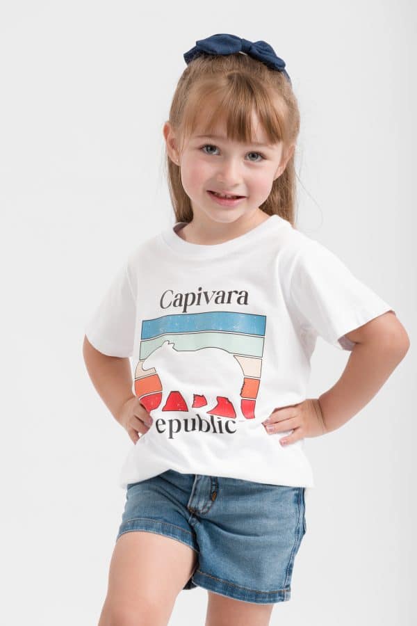 Camiseta Infantil Capivara Republic® - Vintage