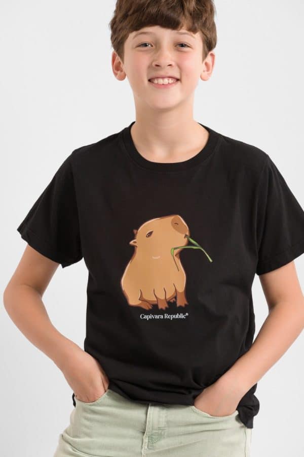 Camiseta Infantil Capivara Republic®  - Capi Capim